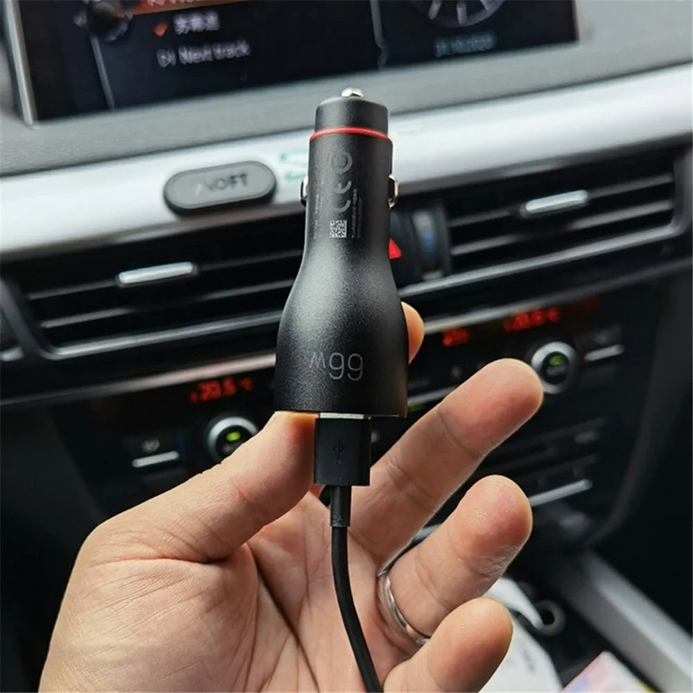 HUAWEI P0006 Super-Fast Charging Car Charger 66W Max Car Charger with 2 USB-A Output Ports - 2