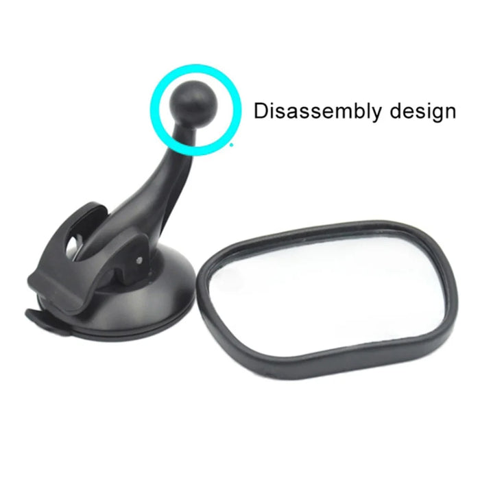 Car Rear Seat Window Suction Cup Mirror Children Safety Seat Rear View Mirror - 3