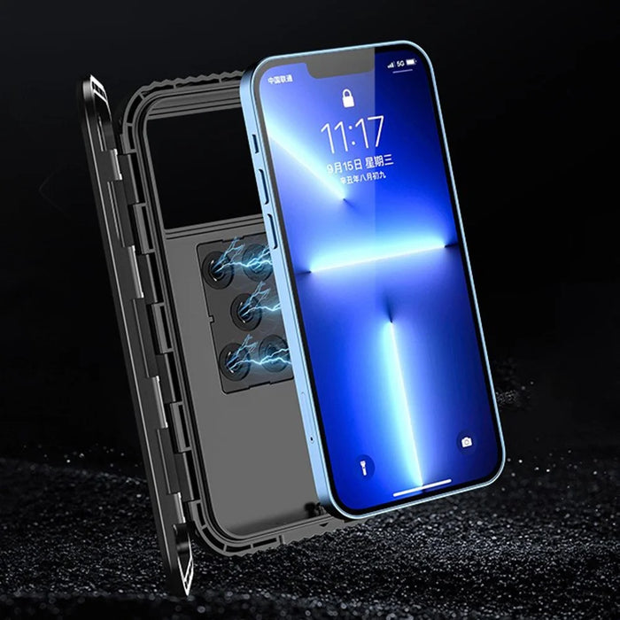Z009B Bike Motorcycle Rearview Mirror Mount Waterproof Phone Case Cycling Cellphone Holder Bracket - 6