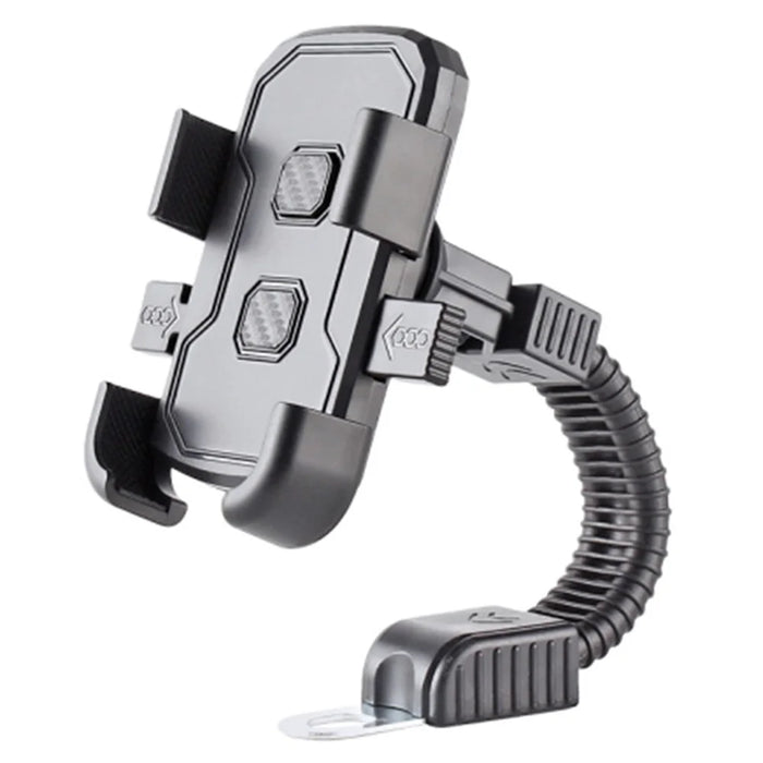 Motorcycle Rearview Mirror Mount Cellphone Bracket Motorbike Rotatable Phone Holder - 1
