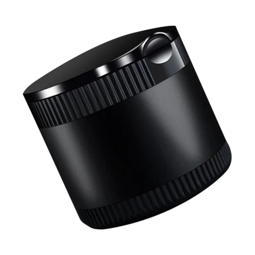 Creative Car Metal Ashtray with LED Night Light High-Temperature Resistant Ashtray with Cigarette Holder - Black - 1