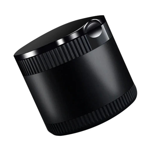 Creative Car Metal Ashtray with LED Night Light High-Temperature Resistant Ashtray with Cigarette Holder - Black - 1