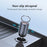 USAMS US-CC206 C38 PD 30W USB A+C Fast Charging Aluminum Alloy Car Charger with Pull Ring - Dark Grey - 7