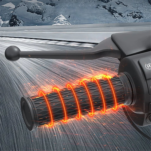 WUPP CS-1819A1 Fast Heating Handlebar Silicone Sleeve Motorcycle Electric Heated Grips, Wrap Version - 2