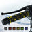 WUPP CSZH-974C1 20-90V 5+1 Gear Motorcycle Handlebar Heating Grips Pattern Design Heated Grip with Memory Function, 80cm ACC Cable - 5