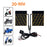 WUPP CSZH-974C1 20-90V 5+1 Gear Motorcycle Handlebar Heating Grips Pattern Design Heated Grip with Memory Function, 80cm ACC Cable - 7