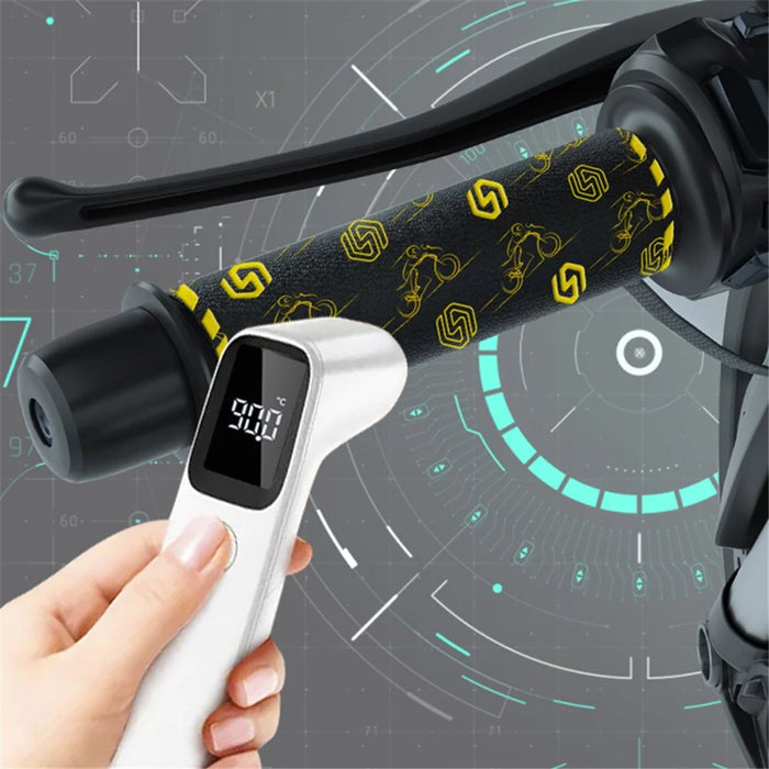 WUPP CSZH-974K1 Motorcycle Heated Grips with Memory Function Pattern Design Electric Handle Sleeve Support 6 Temperature Adjustment - 3