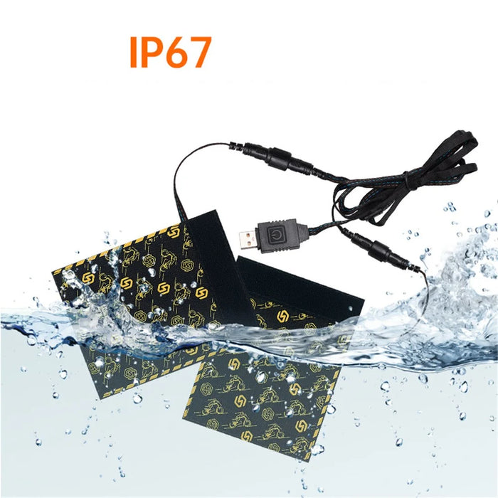 WUPP CSZH-974K1 Motorcycle Heated Grips with Memory Function Pattern Design Electric Handle Sleeve Support 6 Temperature Adjustment - 7