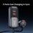USAMS US-CC213 C40 165W Quick Charging Adapter Digital Display 2*Type-C 3*USB Car Charger with Cable - 5