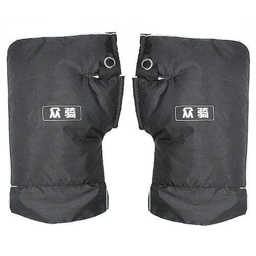 WUPP CS-1472B1 1 Pair Large Opening Motorcycle Handlebar Glove Cover Cycling Handlebar Warm Muff - 1