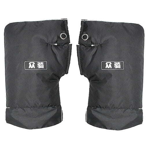 WUPP CS-1472B1 1 Pair Large Opening Motorcycle Handlebar Glove Cover Cycling Handlebar Warm Muff - 1