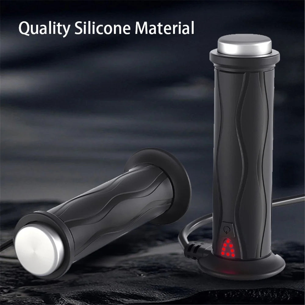 WUPP CSZH-1823B2 1 Pair Motorcycle Heated Grips 22mm Universal Silicone Handlebar Warmers - 4