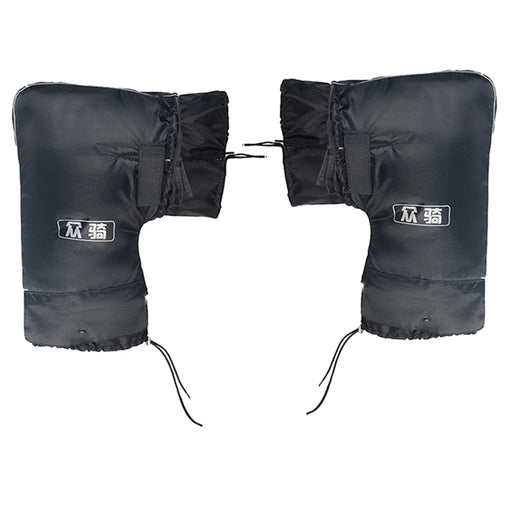WUPP CS-1780A1 1 Pair ATV Handlebar Gloves Waterproof Winter Snowmobile Hand Muffs, Large Opening - 1