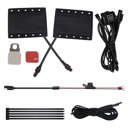 WUPP CSZH-1314A1 12V Strap-Style Heated Grips for Motorcycle Fast Heating Grips - 1