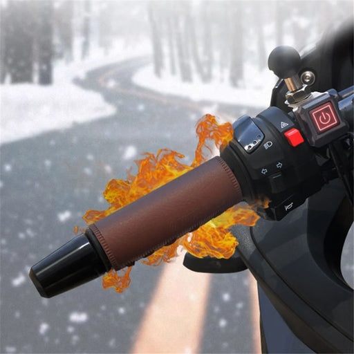 WUPP CSZH-1314A1 12V Strap-Style Heated Grips for Motorcycle Fast Heating Grips - 2