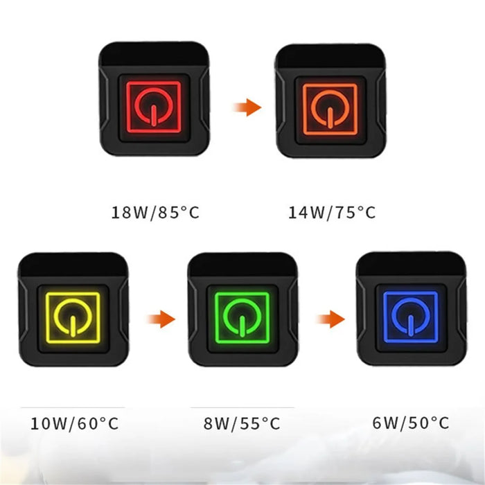 WUPP CSZH-1314A1 12V Strap-Style Heated Grips for Motorcycle Fast Heating Grips - 5