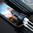 P6X 12V-24V Dual USB Car Cigarette Lighter Fast Phone Charger with iP+Micro+USB-C Cable - 6