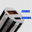 G20 12-24V 120W USB+Type-C Phone Fast Charging Adapter Car Charger with Type-C to 8Pin Cable - 3
