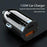 G20 12-24V 120W USB+Type-C Phone Fast Charging Adapter Car Charger with Type-C to 8Pin Cable - 5