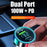 D3-PD 120W Fast Car Charger USB+Type-C Power Adapter with PD iP Cable for iPhone - 4