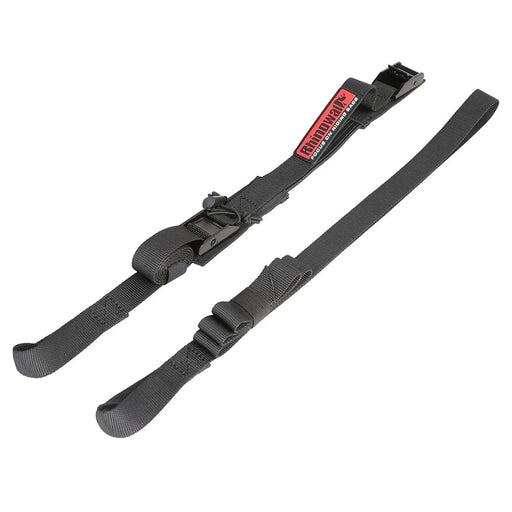 RHINOWALK MTR005BK Motorcycle Rear Rack Luggage Fixing Band Pannier Bag Fasten Strap with Metal Buckle - 1