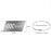 RHINOWALK MTR004 Motorcycle Exhaust Heat Shield Aluminum Anti-scalding Cover - 6