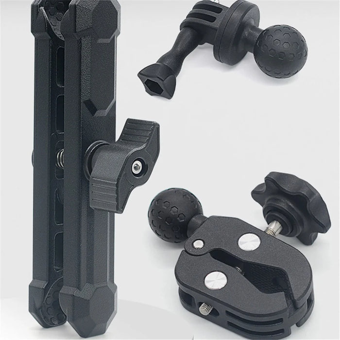 WUPP CS-2001A1 Motorcycle Camera Mount Holder Motorbike Handlebar Bracket for Gopro - 5