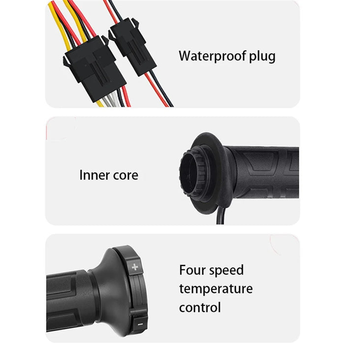 WUPP CS-1846A1 1 Pair Heated Handle Grips Hot Grips Handle Warmer for NIU Electric Scooters - 4