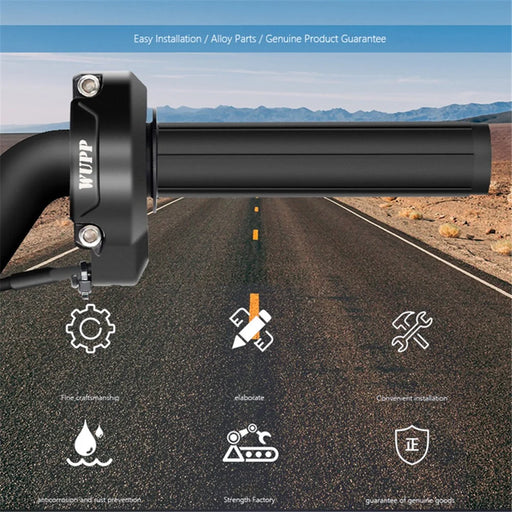 WUPP CS-1855A1 Handlebar Assembly Kit for Electric Bike Throttle Core Replacement Part, Type A - 2
