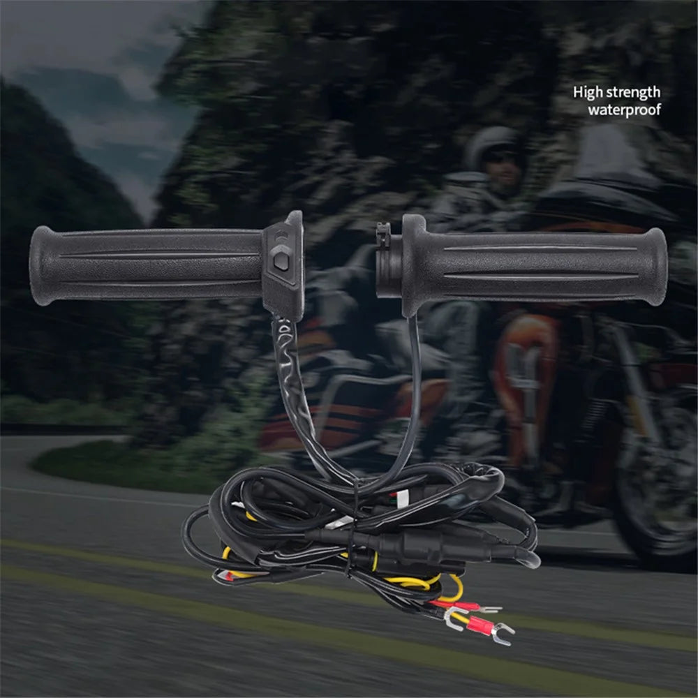 WUPP CSZH-1970A1 Motorcycle Electric Heated Grips 2.5mm + Three-Wire ACC Version - 4