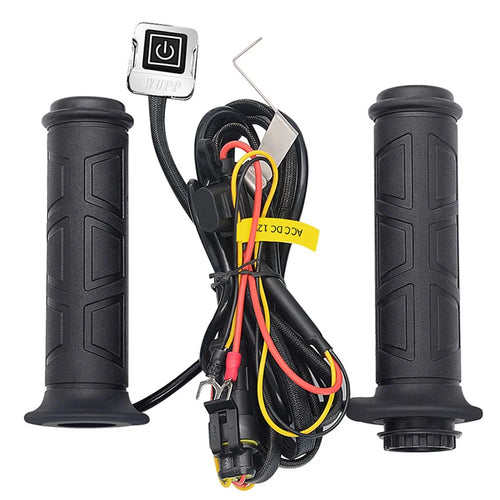 WUPP CSZH-1839A1 1 Pair 12V Heated Handle Grips Scooter Hot Grips with 5+1 Temperature Adjustable - 1
