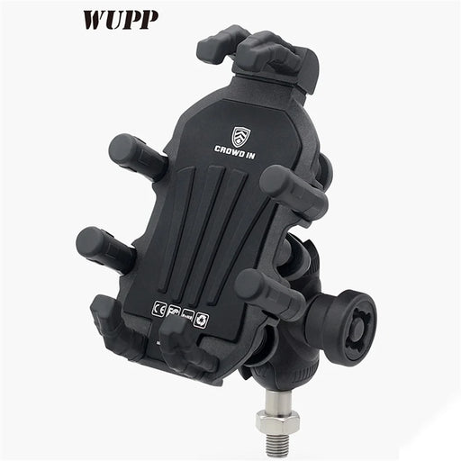 WUPP ZH-1990A1 Motorcycle Electric Bike Phone Mount Cell Phone Bracket + M8 Ball Head Set - 2