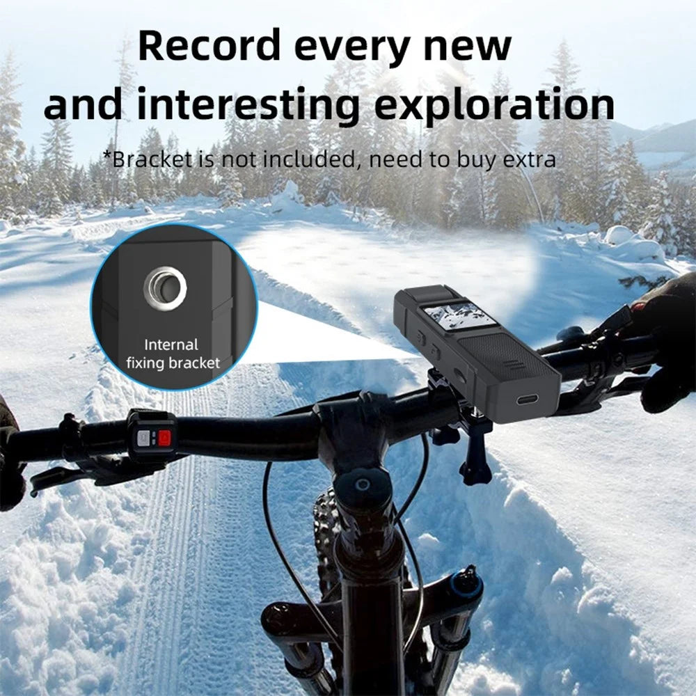 CD06 1.3 inch IPS 1080P Action Camera with Screen Video Recorder 130° Wide Angle Lens Infrared Night Vision for Cycling - 4