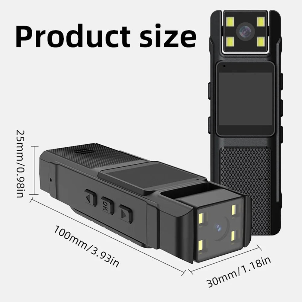 CD06 1.3 inch IPS 1080P Action Camera with Screen Video Recorder 130° Wide Angle Lens Infrared Night Vision for Cycling - 6