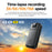 K80 4K Thumb Sports Camera HD Voice Recorder Professional Video Camcorder for Business Meetings - 7