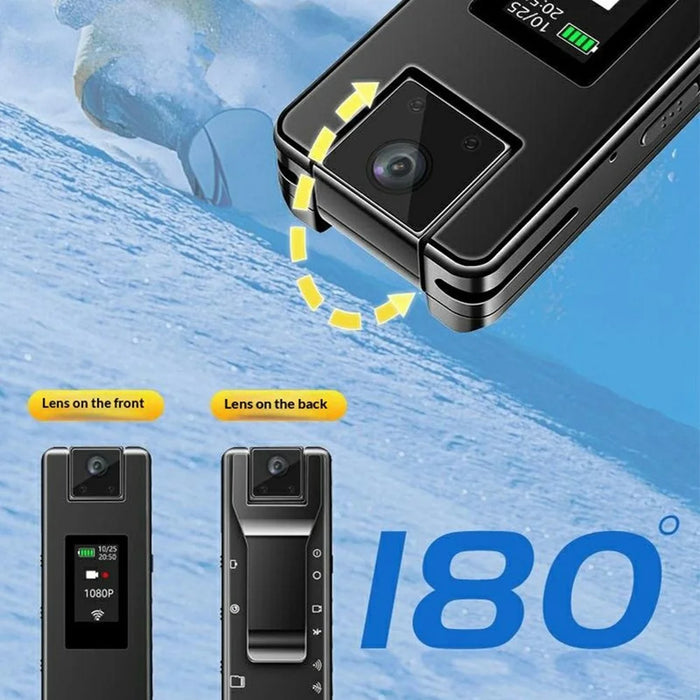 K66 1080P HD Remote Camera IR Night Vision Recorder 180° Rotatable Mini Camera with Voice Recording - 5