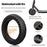 8.5 Inch Solid Tire for Xiaomi Mi Electric Scooter 1S / Pro 2 / M365 Pro Puncture Proof Replacement Rubber Tyre - Black - 2