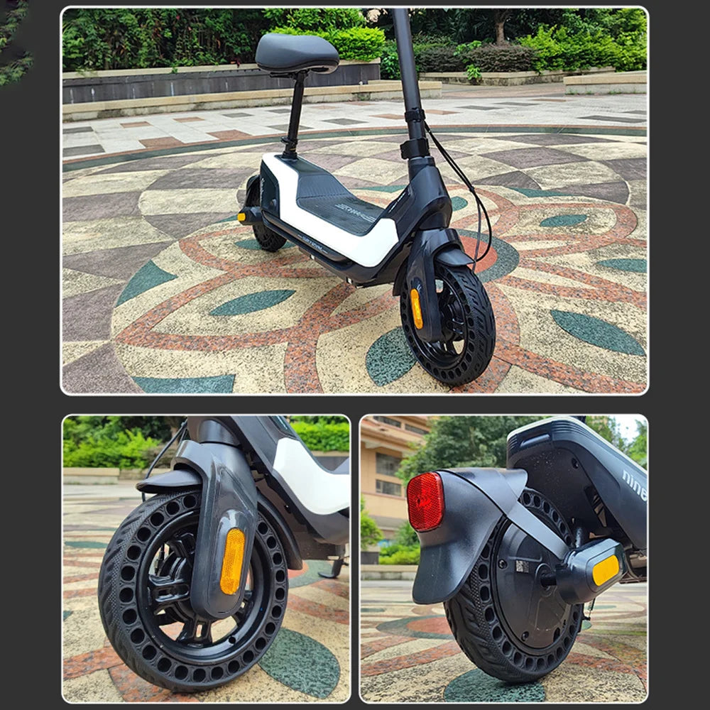 10x2.125-6.5 Inch Honeycomb Solid Tire for Ninebot Electric Scooter Inflation Free Replacement Rubber Tyre - 10x2.125 / 6.5 (60 / 70 / 6.5) - 6