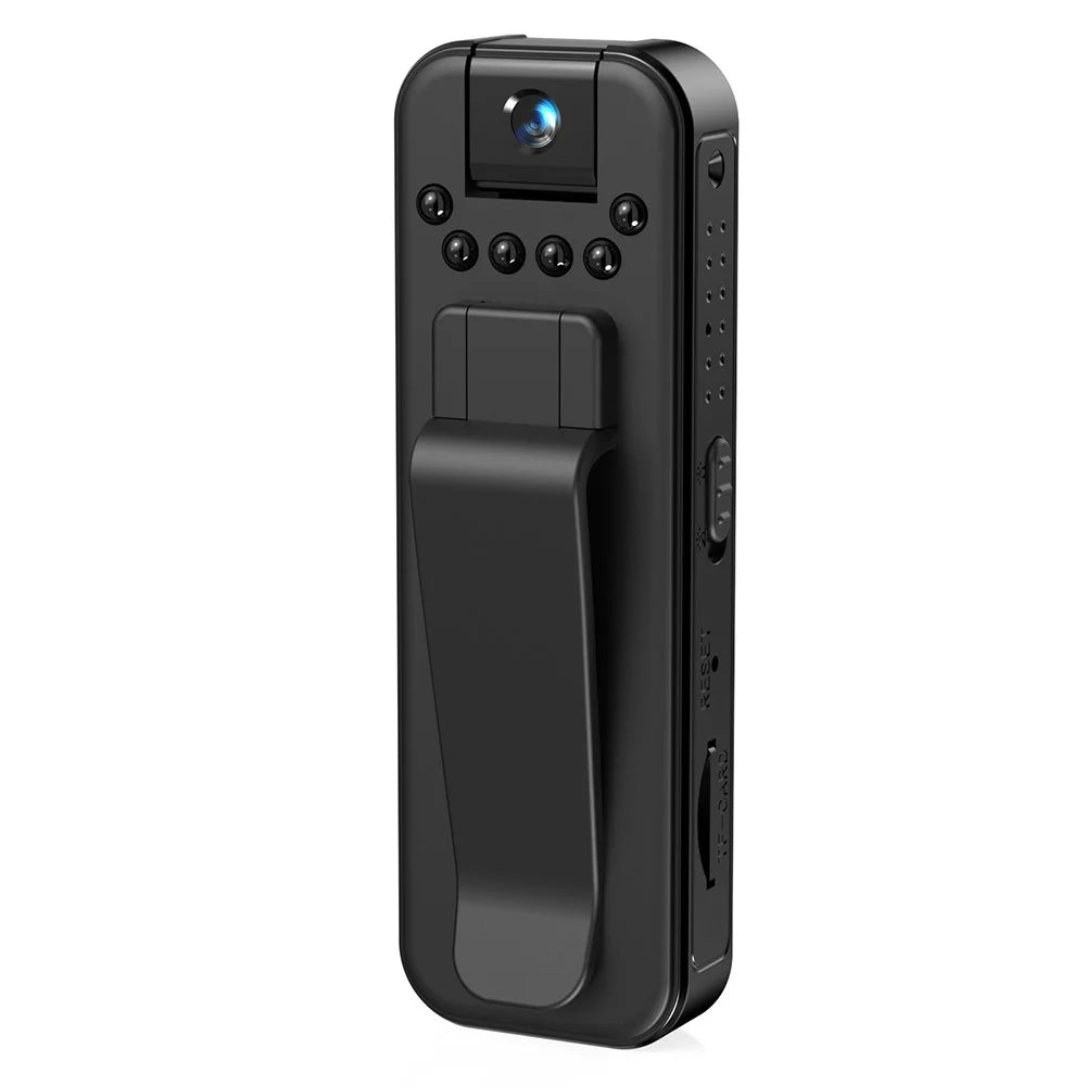 L7 Portable 1080P HD Outdoor Sports Camera 6 Light HD Infrared Wide-Angle Video Camera Conference Law Enforcement Recorder - 1