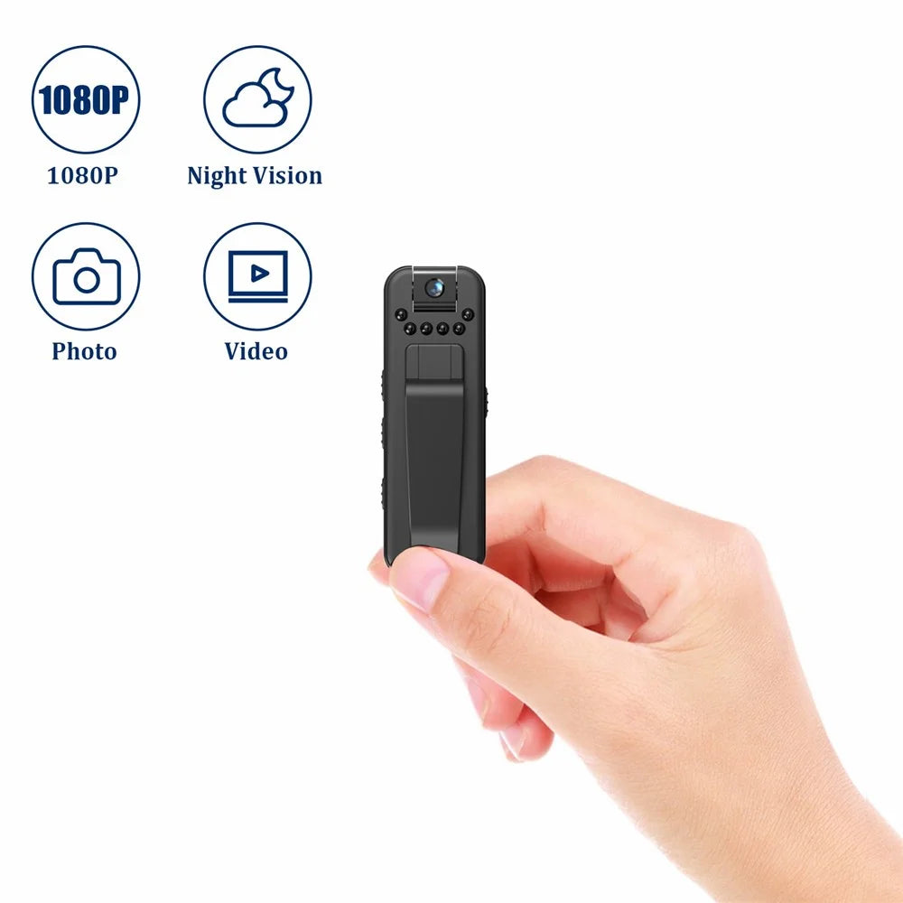 L7 Portable 1080P HD Outdoor Sports Camera 6 Light HD Infrared Wide-Angle Video Camera Conference Law Enforcement Recorder - 5