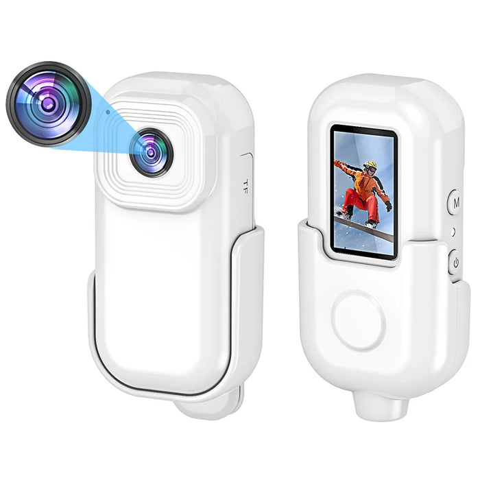 L11 0.96" 1080P Mini Camera Action Cam Sport DV Video Recording Pocket Camera - White - 1