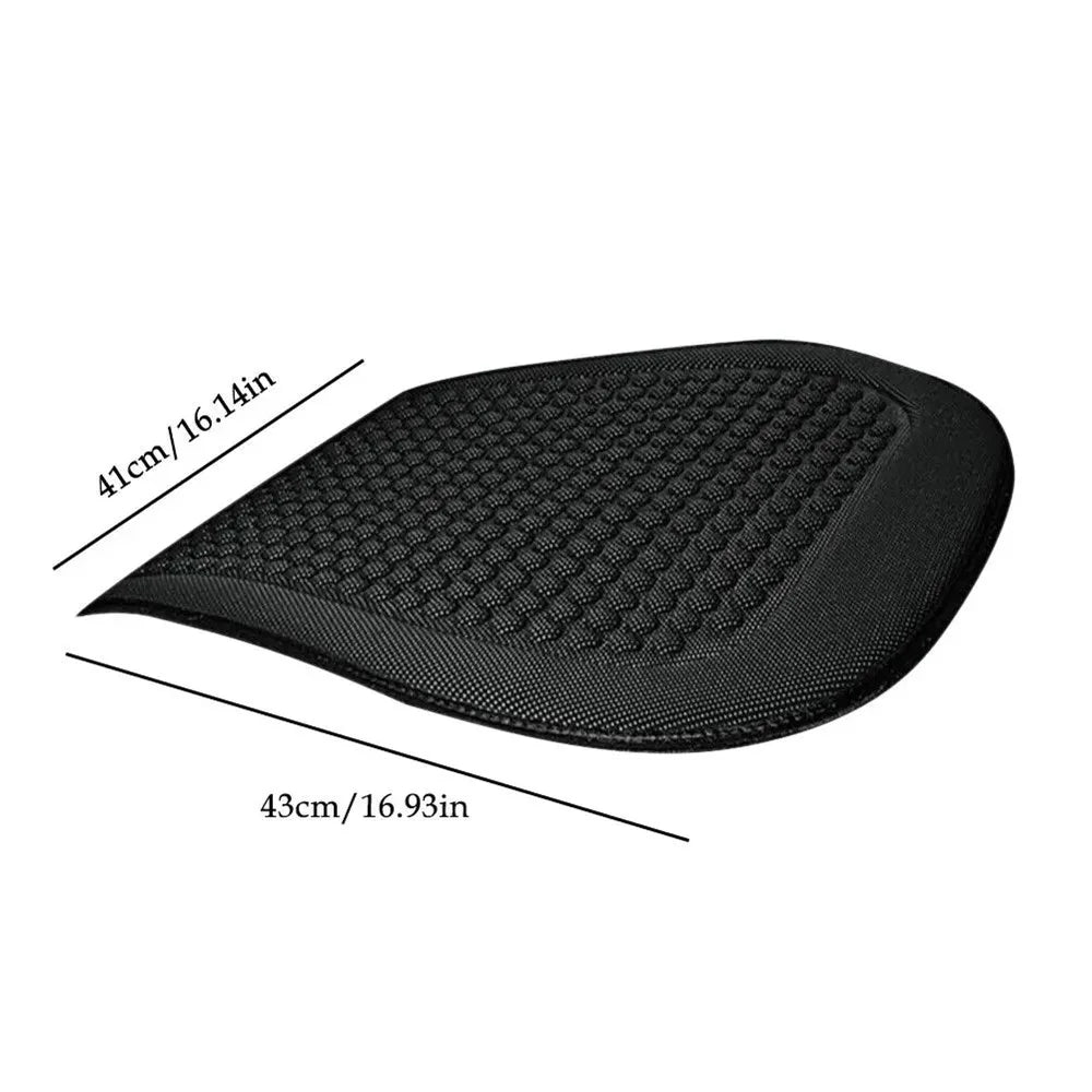 Car Seat Cushion Cool Breathable Fatigue Relief Vehicle Seat Cushion - Black - 6
