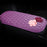 Rose Flower Decor PU Leather Car Armrest Pad Vehicle Armrest Box Decorative Mat - Purple - 1