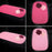 Rose Flower Decor PU Leather Car Armrest Pad Vehicle Armrest Box Decorative Mat - Purple - 3