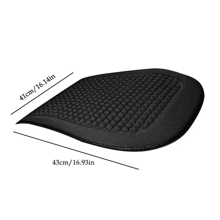 2Pcs Car Truck Front Seat Cushion Cool Breathable Fatigue Relief Vehicle Seat Pad - Grey - 6