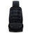 Winter Car Seat Plush Cushion Warm Single Front Seat Cushion with Backrest - Black - 1