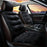 Winter Car Seat Plush Cushion Warm Single Front Seat Cushion with Backrest - Black - 2