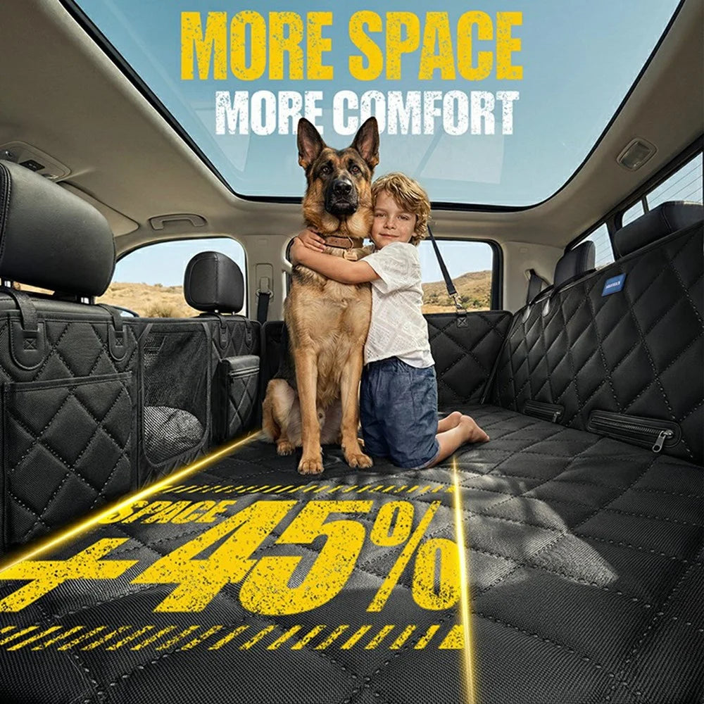 RORHXIA Size XL Car Rear Seat Cover Dog Hammock Waterproof Rear Seat Protector for SUV Truck - 2