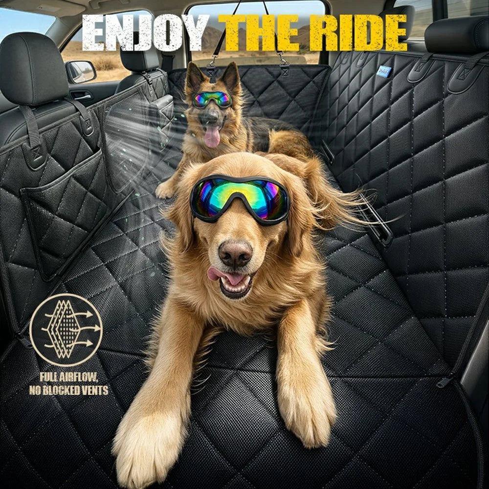 RORHXIA Size XL Car Rear Seat Cover Dog Hammock Waterproof Rear Seat Protector for SUV Truck - 7