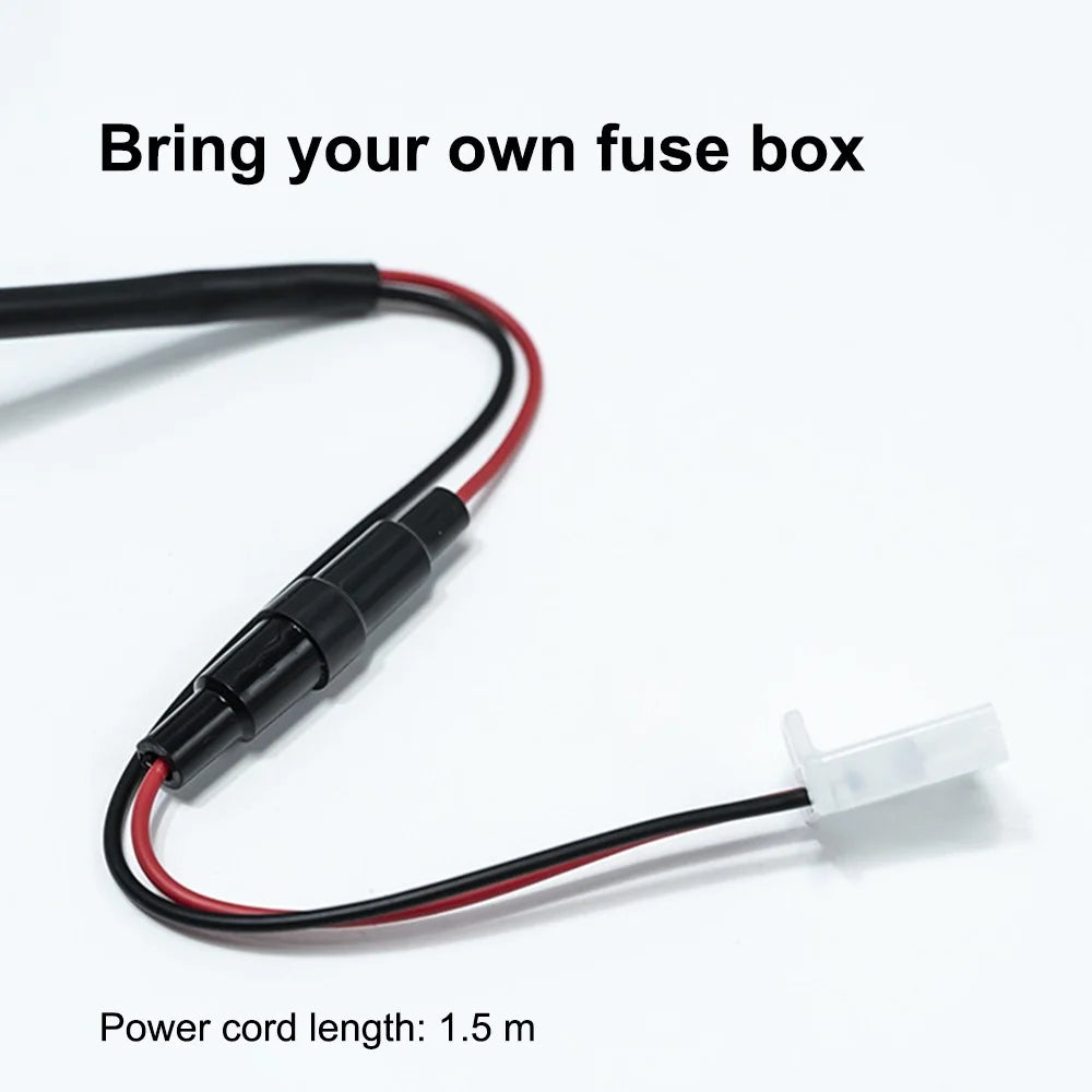 KAAWAZONO Motorcycle Handlebar Dual USB Mobile Phone Charger Electric Motorcycle 2.1A Fast Charge Adapter with Switch - 6